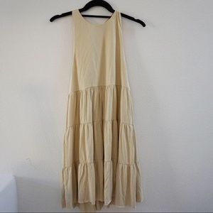 ruffled, pastel yellow Urban Outfitters dress